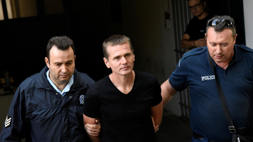 Арестованный в Греции россиянин Винник объявил голодовку