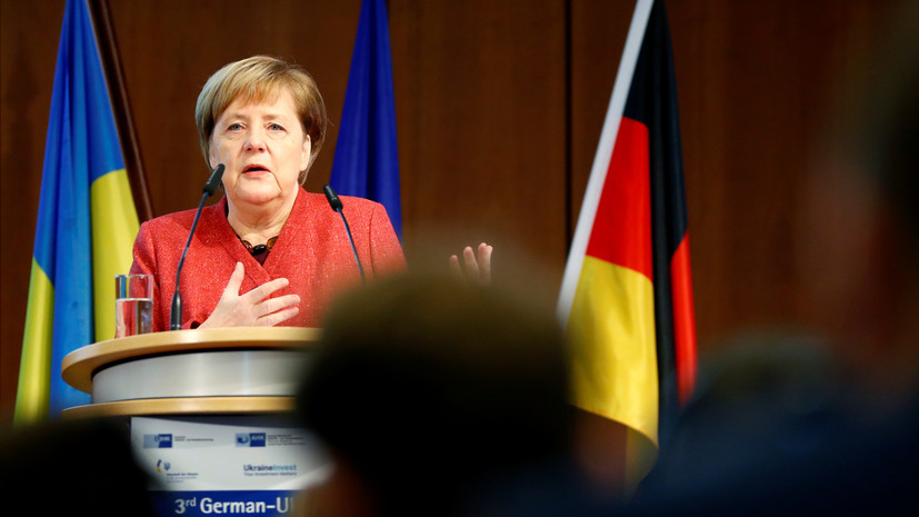 Меркель заявила о важности сохранения за Украиной роли транзитёра газа