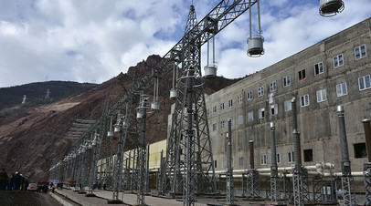 Дамба Рогунской ГЭС