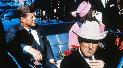 Джон и Жаклин Кеннеди в Далласе, 22 ноября 1963 г.