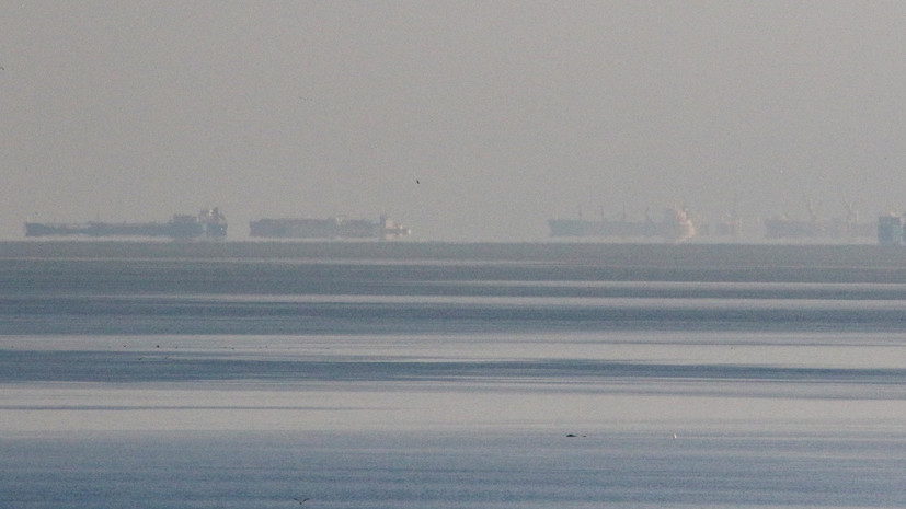 В Керченском проливе произошёл инцидент с участием двух иностранных судов