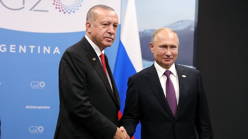Песков сообщил о результатах встречи Путина с Эрдоганом