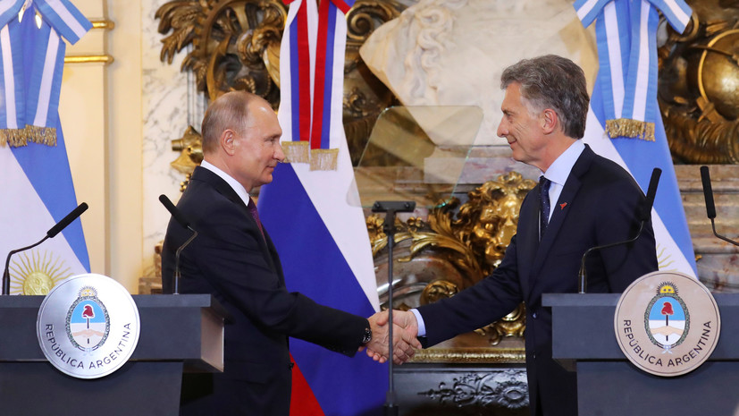 Путин и Макри продлили соглашение о вещании RT в Аргентине