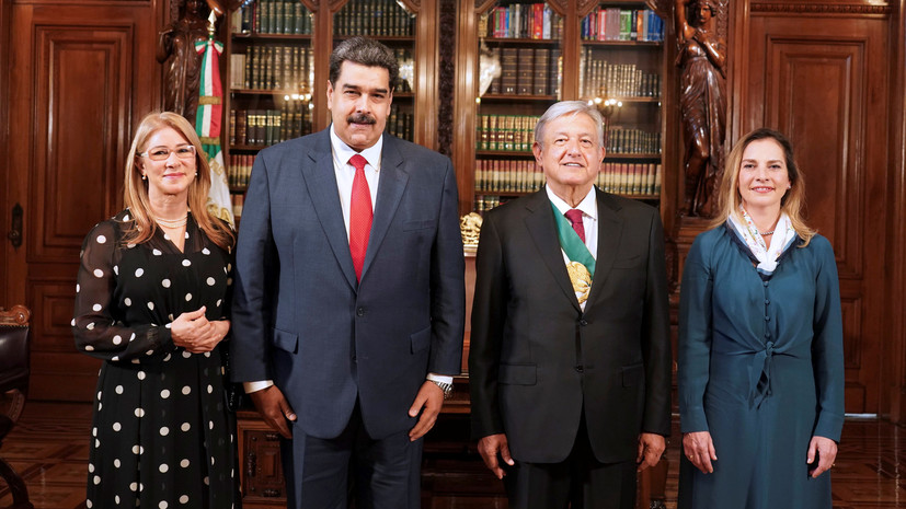 Мадуро рассказал о необычной встрече с новым президентом Мексики