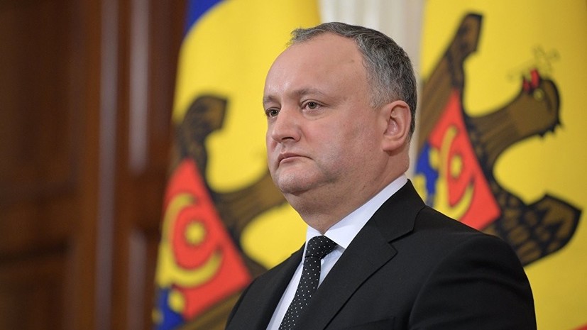 Додон поблагодарил власти России за амнистию для нелегалов из Молдавии