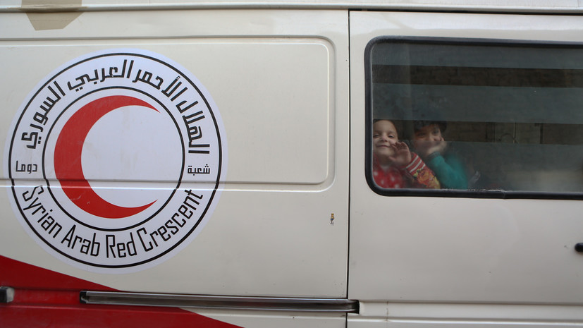 Красный Полумесяц привёз гуманитарную помощь в сирийскую провинцию Дейр эз-Зор