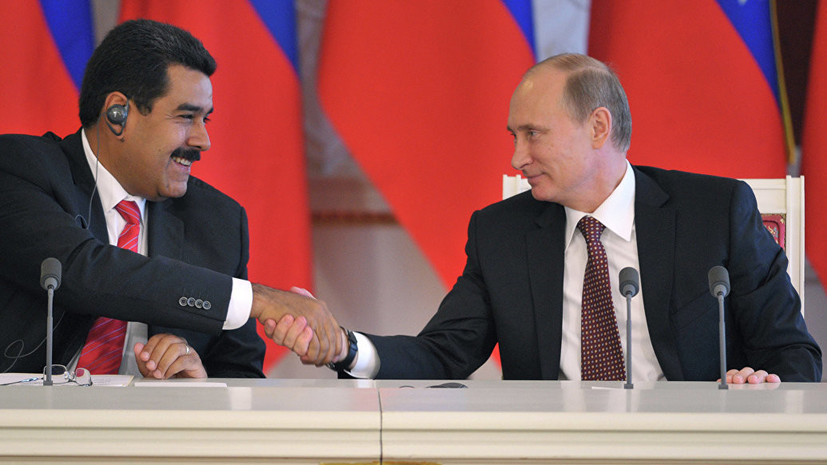 В Кремле назвали темы переговоров Путина и Мадуро