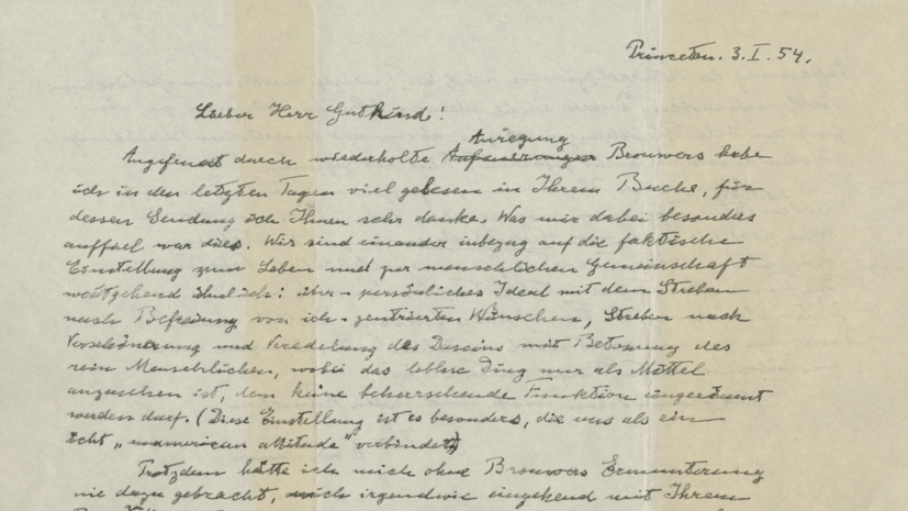 Письмо Эйнштейна продали на аукционе за $2,8 млн