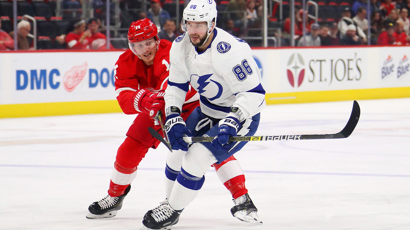 Буллит Кучерова принёс «Тампе» победу над «Детройтом» в матче НХЛ