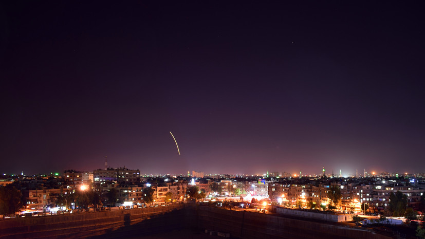 SANA: системы ПВО Сирии отразили атаку в районе аэропорта Дамаска