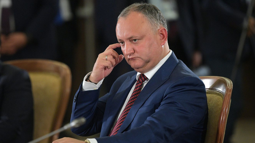 Додон вновь отстранён от исполнения обязанностей президента Молдавии