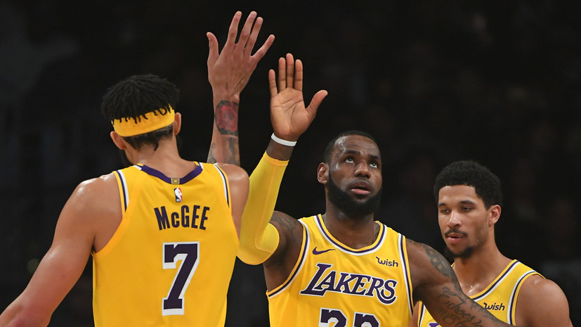 «Лейкерс» переиграл «Майами» в НБА, Джеймс и Уэйд оформили дабл-даблы