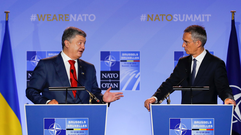 Генсек НАТО проведёт встречу с Порошенко 13 декабря
