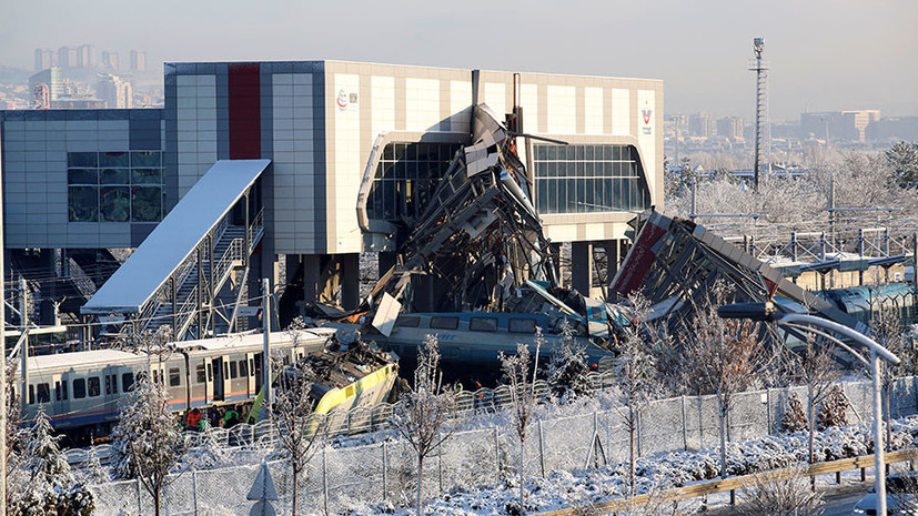 Число жертв крушения поезда в Анкаре возросло до семи
