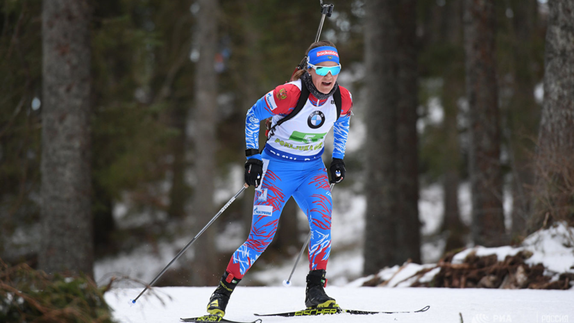 Юрлова-Перхт призналась, что получила много положительных эмоций во время спринта в Хохфильцене