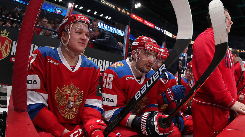 Стал известен состав сборной России по хоккею на матч Кубка Первого канала с Чехией
