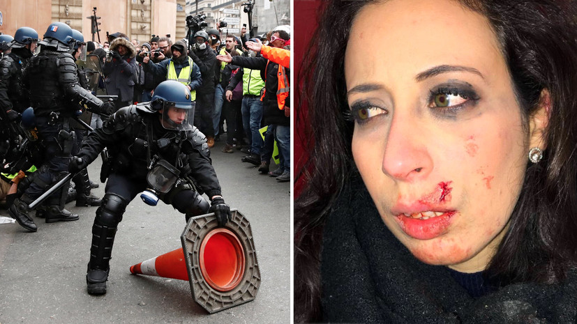 На протестах в Париже ранили корреспондента RT France