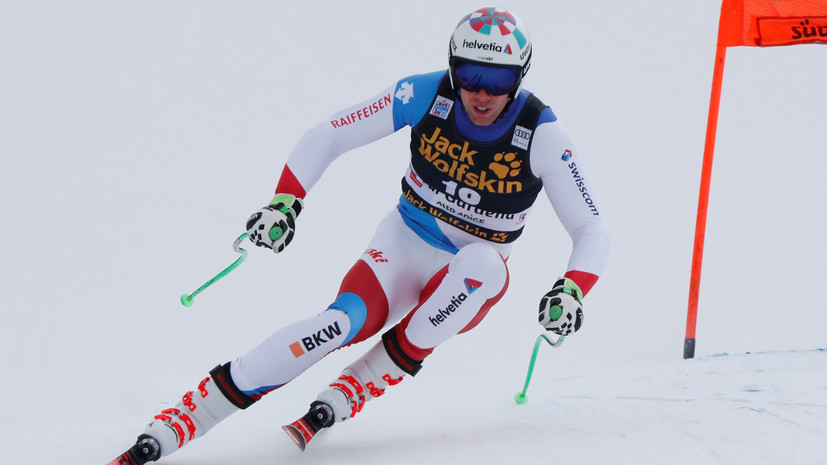 Швейцарский горнолыжник потерял сознание после падения на этапе КМ в Италии