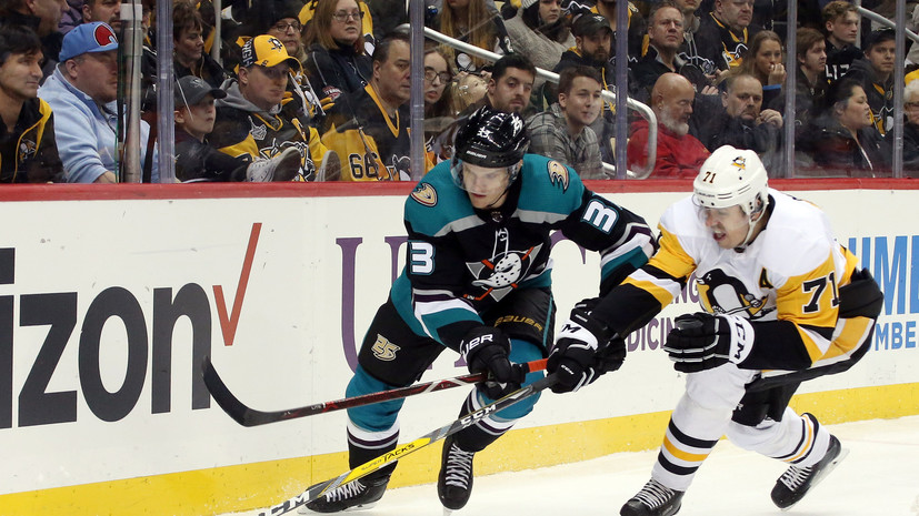 Шайба Малкина не помогла «Питтсбургу» избежать поражения от «Анахайма» в НХЛ