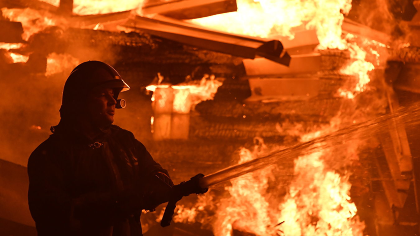 В МЧС сообщили о ликвидации пожара на предприятии в Москве