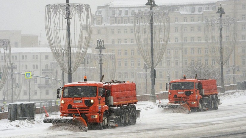 С начала декабря в Москве выпало около 45 сантиметров снега
