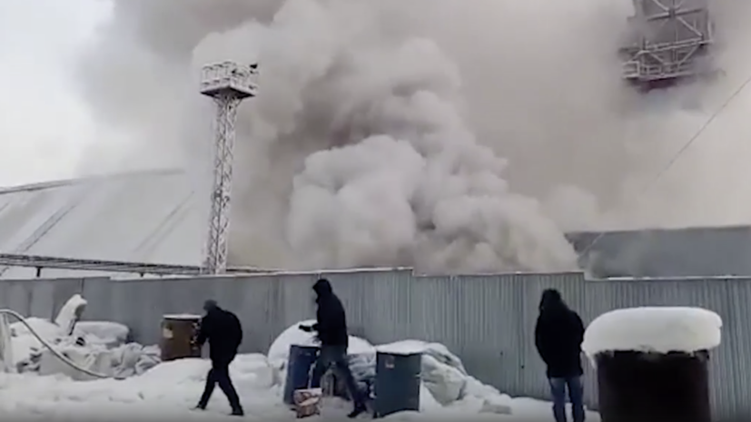 В сети появилось видео пожара на шахте в Пермском крае