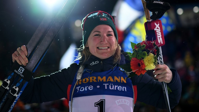 Норвежка Олсбу-Ройзланд победила в пасьюте на этапе КМ по биатлону в Чехии, Юрлова-Перхт — 25-я