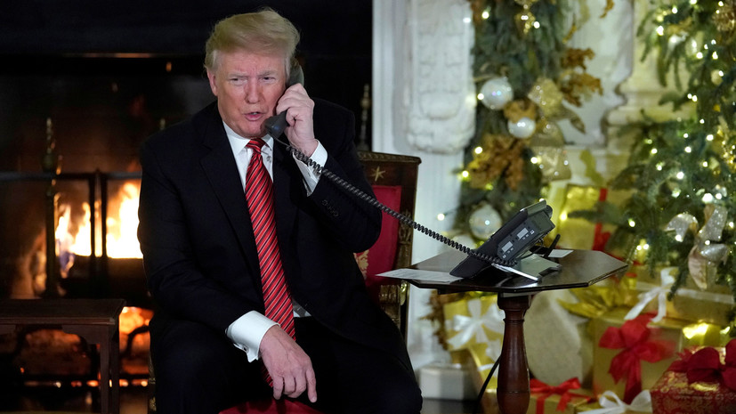 Трамп обсудил с семилетним мальчиком Санта-Клауса