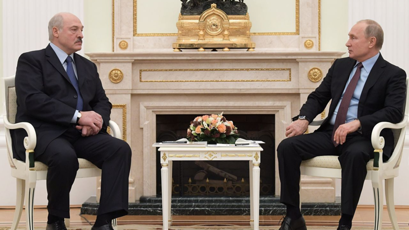 Переговоры Путина и Лукашенко продолжались почти четыре часа