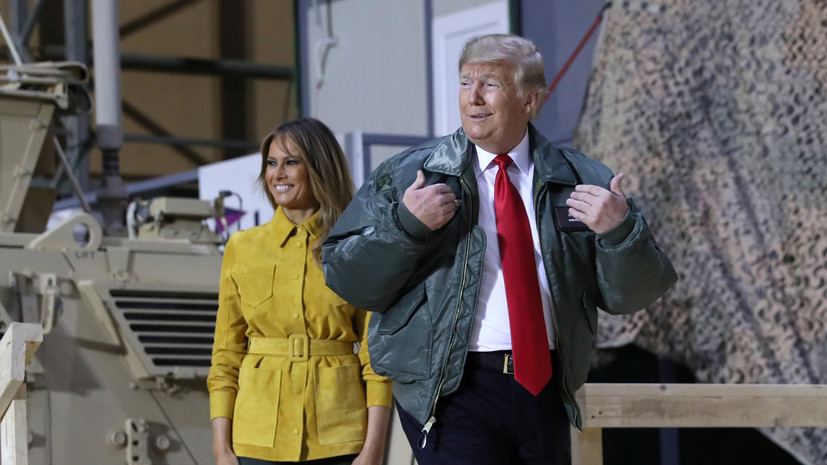 Трамп впервые прибыл с визитом в Ирак