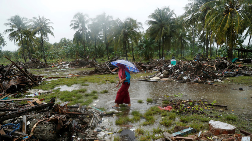 Россиян предупредили об угрозе повторного цунами в Индонезии
