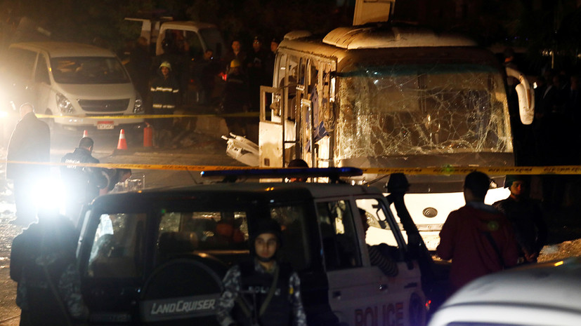 Посольство: россиян во взорванном туристическом автобусе в Египте не было