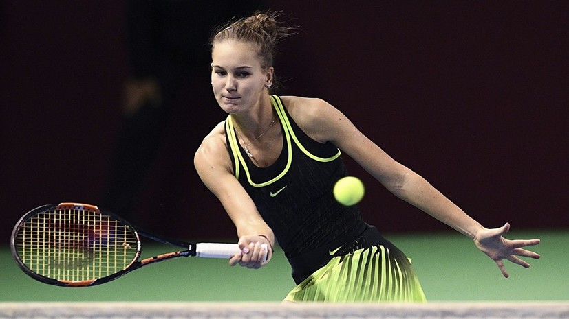 Россиянка Кудерметова вышла во второй круг турнира WTA в Шэньчжэне
