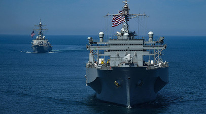 Учения НАТО в Чёрном море, корабли ВМС США. Июль, 2018