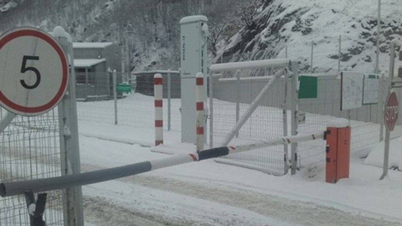 Военно-Грузинскую дорогу закрыли из-за схода лавины