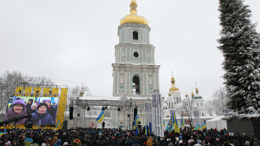 Томос об автокефалии церкви Украины забрали из Софийского монастыря
