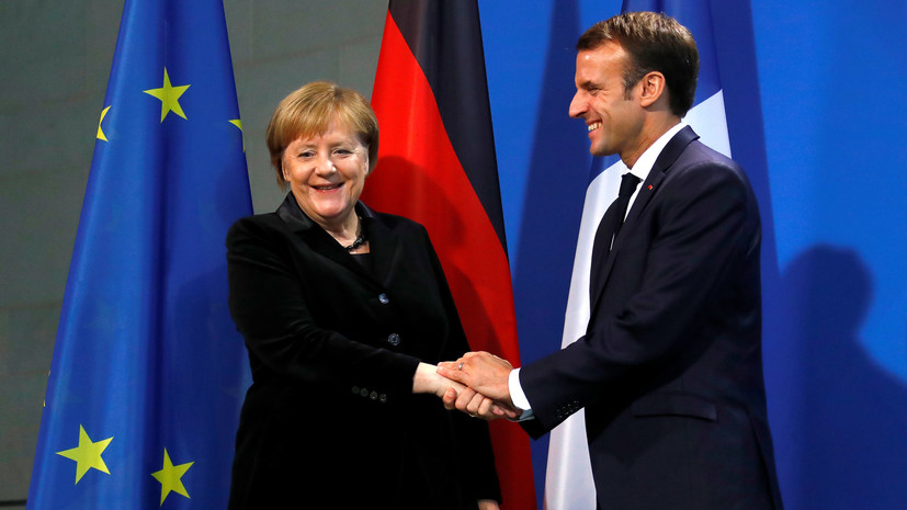 Макрон и Меркель подпишут новый договор о сотрудничестве 22 января