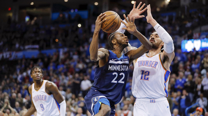 «Миннесота» обыграла «Оклахому» в матче НБА, Уиггинс набрал 40 очков