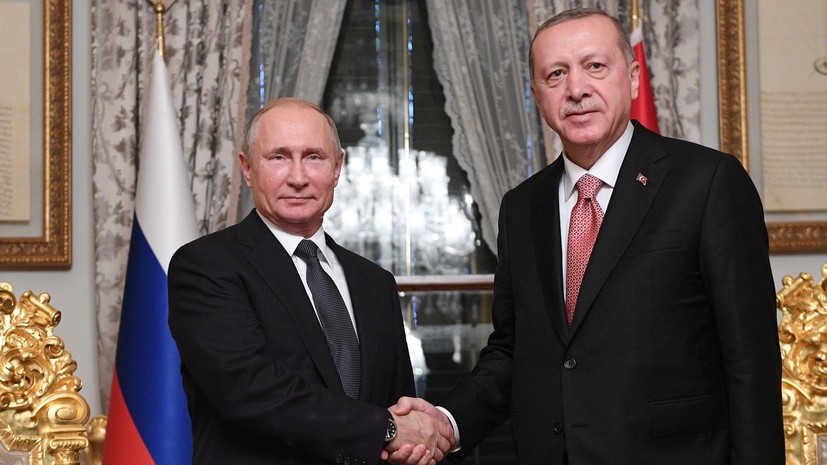 В Кремле заявили о подготовке визита Эрдогана в Россию