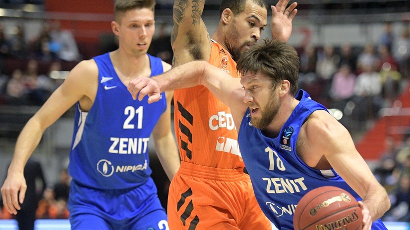 «Зенит» прервал серию поражений в баскетбольном Еврокубке, обыграв «Цедевиту»