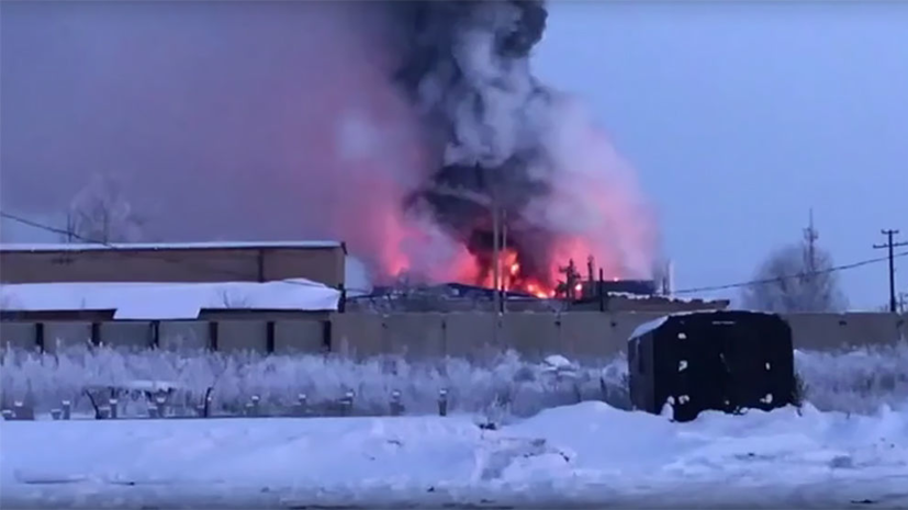 Повреждённый при пожаре завод под Оренбургом восстановят