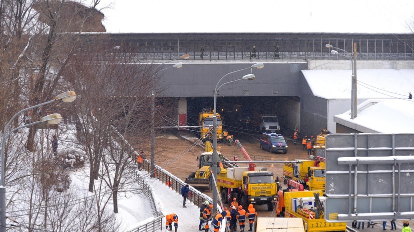 Названа возможная причина затопления Тушинского тоннеля в Москве