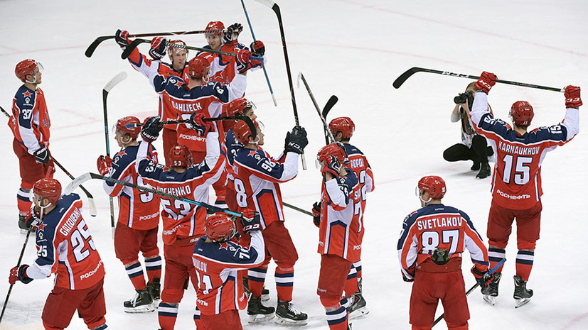 ЦСКА всухую обыграл «Трактор» в матче КХЛ