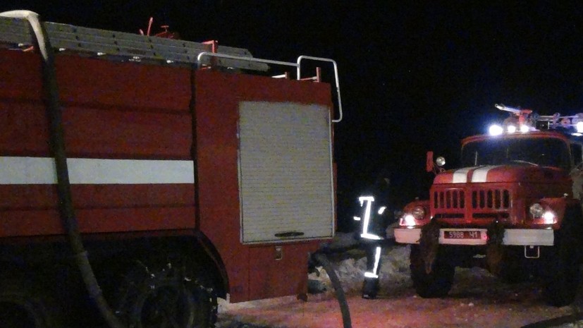 На Украине ликвидировали пожар на нефтехимическом заводе