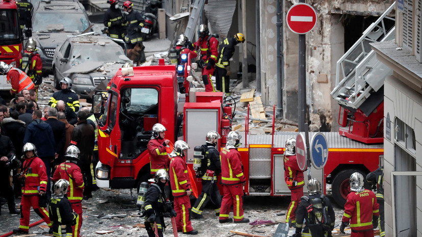 Число погибших при взрыве в Париже возросло до четырёх