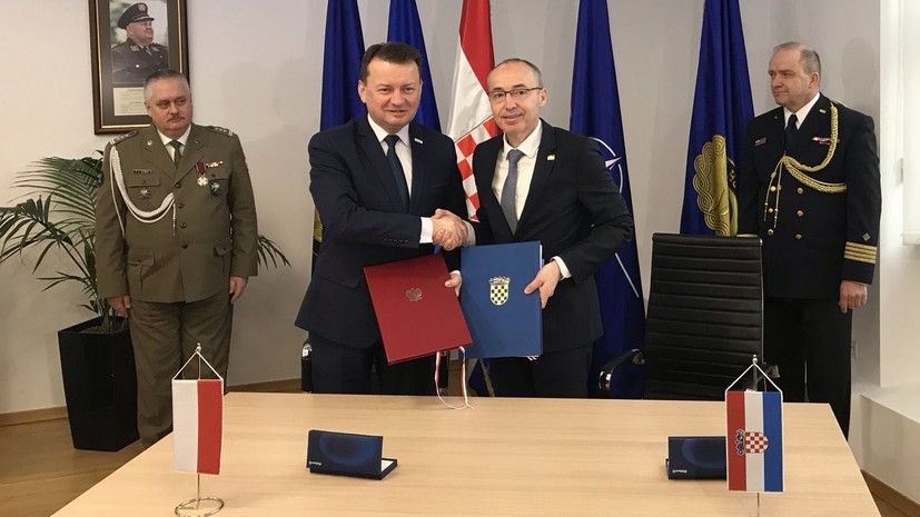 Польша и Хорватия заключили договор о военном сотрудничестве