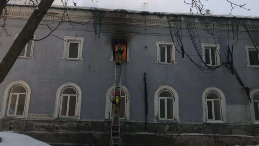 Пожар в здании заповедника Киево-Печерской лавры локализован