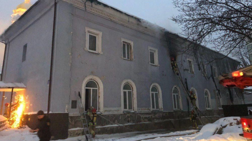Пожар на территории заповедника Киево-Печерской лавры потушен
