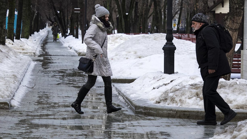В Москве зафиксирована первая январская оттепель