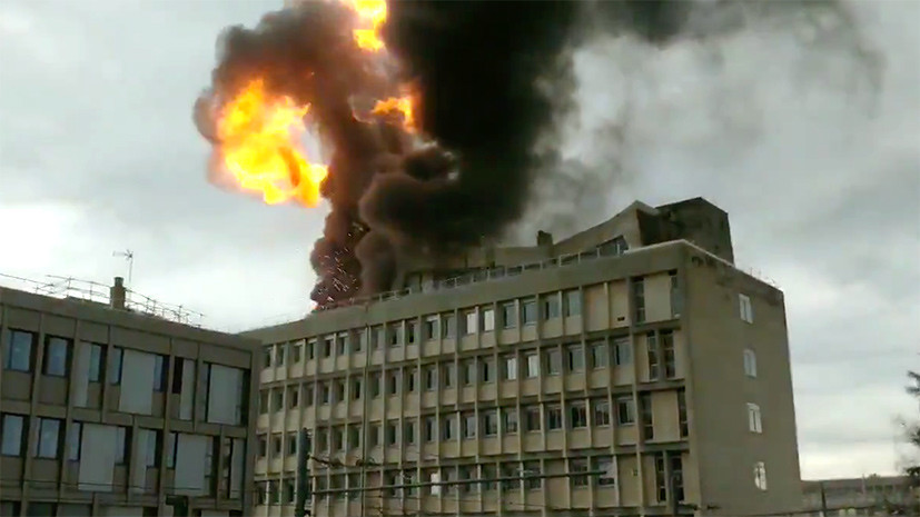В здании библиотеки во французском Лионе произошёл взрыв